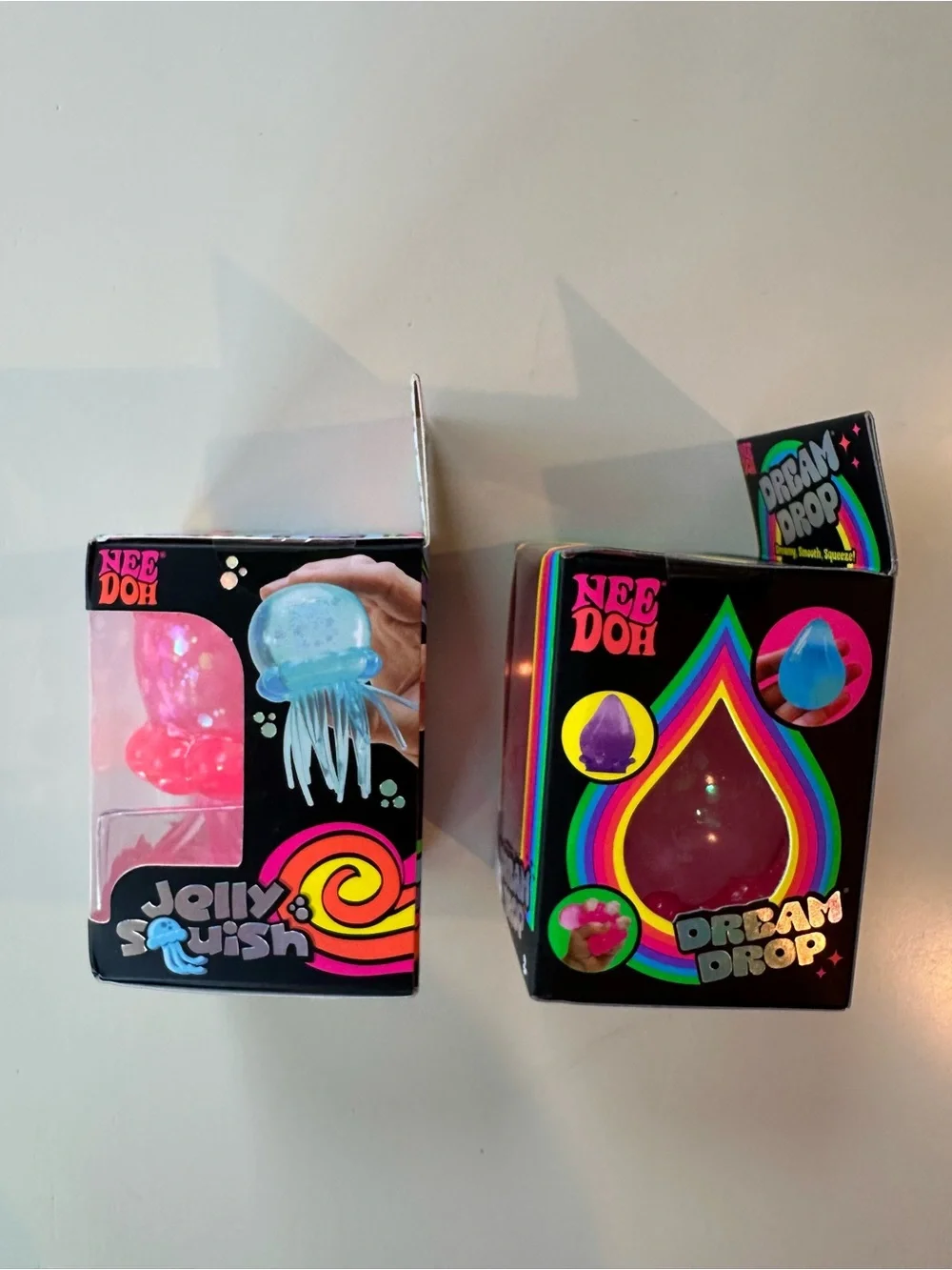 💗✨ Fun Pink Bundle – Pink Jelly Squish NeeDoh & Pink Dream Drop Needoh ✨💗